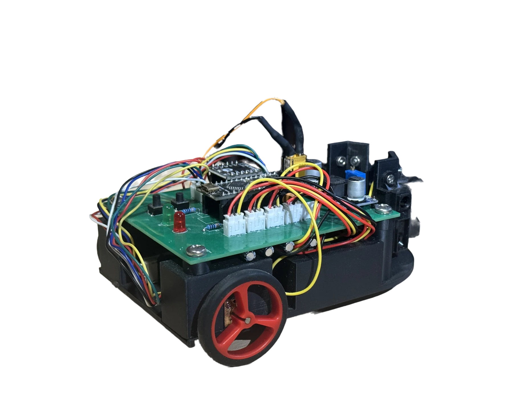 Micromouse from the rear right